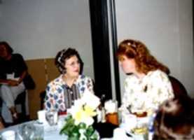 Free download Photograph, SE Atlantic Conference, June 1998, Two Women free photo or picture to be edited with GIMP online image editor