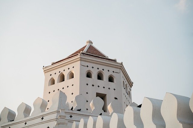 Free download phra sumen fort fortress bangkok free picture to be edited with GIMP free online image editor