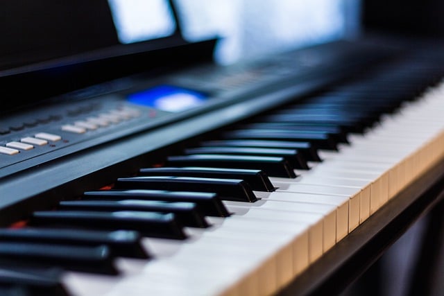 دانلود رایگان تصویر ساز موسیقی کیبورد پیانو برای ویرایش با ویرایشگر تصویر آنلاین رایگان GIMP