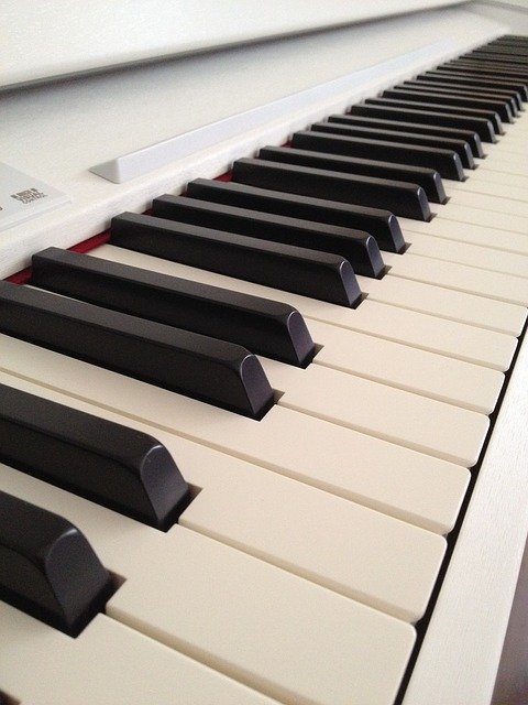 Free download Piano Keyboard White -  free photo or picture to be edited with GIMP online image editor