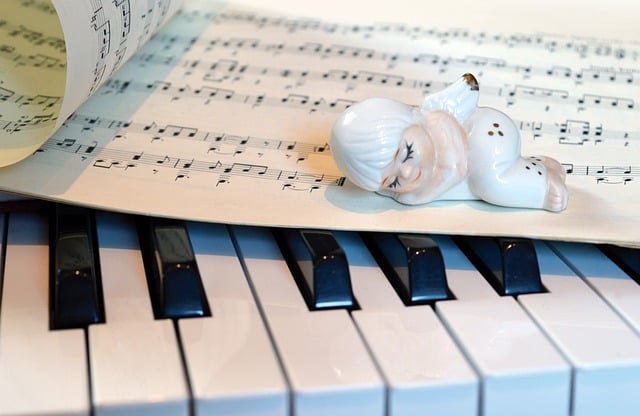 Free download piano sheet music christmas angel free picture to be edited with GIMP free online image editor
