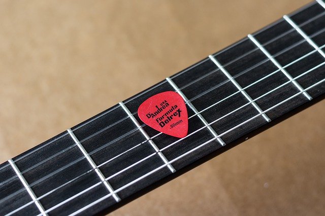 Free download Pick Guitar Fret -  free photo or picture to be edited with GIMP online image editor