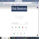 Pickmonitors Theme  screen for extension Chrome web store in OffiDocs Chromium