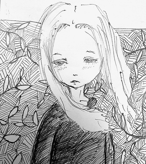 Free download Picture Girls The Sorrow Hand -  free illustration to be edited with GIMP free online image editor