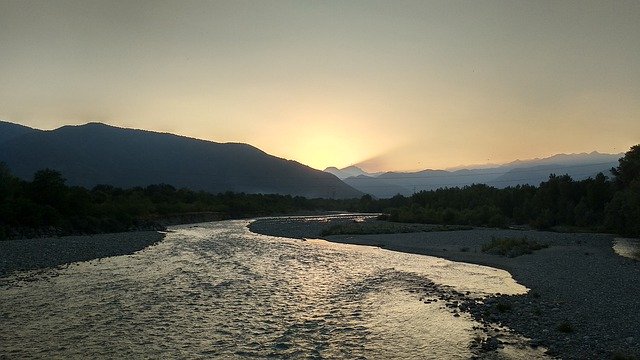 Free download Piedmont Sunset Stura -  free photo or picture to be edited with GIMP online image editor