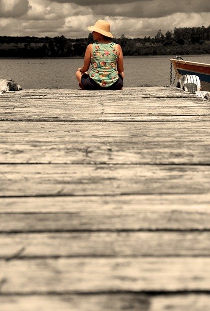 Free picture Pier Sitting Wood -  to be edited by GIMP free image editor by OffiDocs