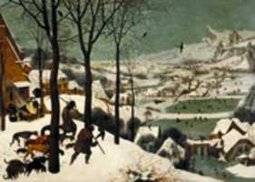 Free download Pieter Bruegel The Elder, Hunters In The Snow free photo or picture to be edited with GIMP online image editor