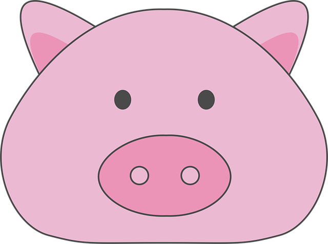 Free download Pig Face Illustration -  free illustration to be edited with GIMP free online image editor