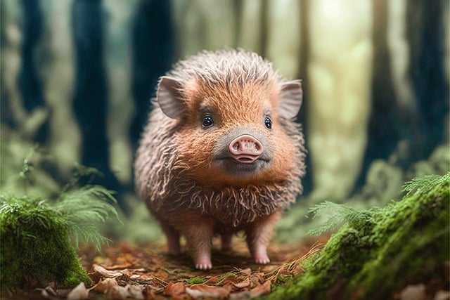 Free download pig piggy ai generated animal free picture to be edited with GIMP free online image editor