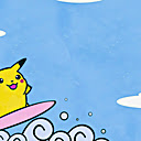 Pikachu surfing on the sea  screen for extension Chrome web store in OffiDocs Chromium