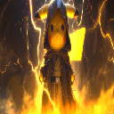Pikachu with a Cape Live Wallpaper  screen for extension Chrome web store in OffiDocs Chromium