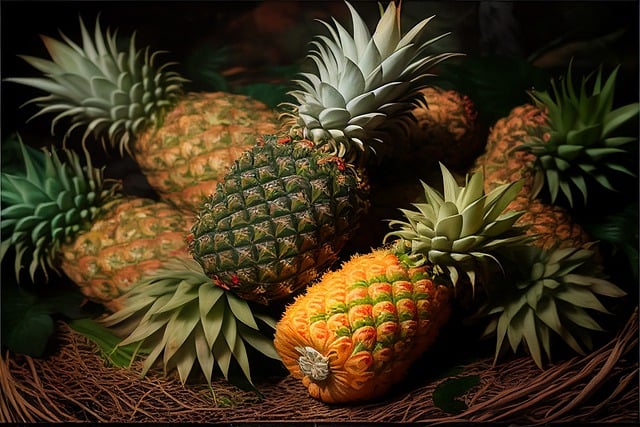 Free download pineapples fruit harvest juicy free picture to be edited with GIMP free online image editor
