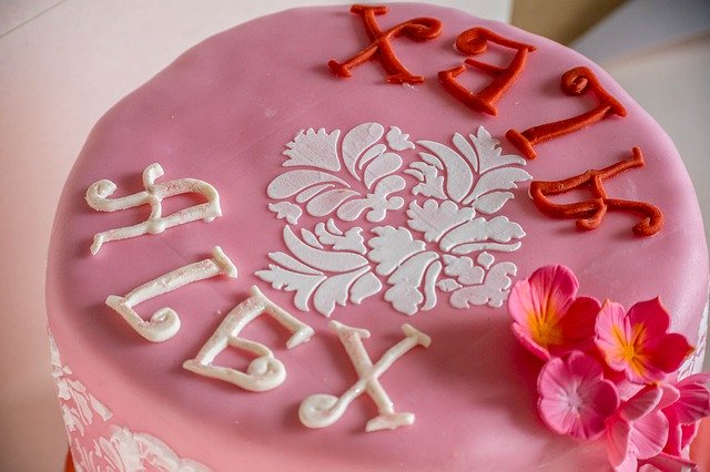 Free download Pink Cake Fondant -  free photo or picture to be edited with GIMP online image editor