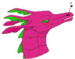 Free download Pink Dragon Head free photo or picture to be edited with GIMP online image editor