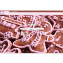 Pink Gingerbread Christmas  screen for extension Chrome web store in OffiDocs Chromium