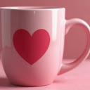 Pink heart cup  screen for extension Chrome web store in OffiDocs Chromium