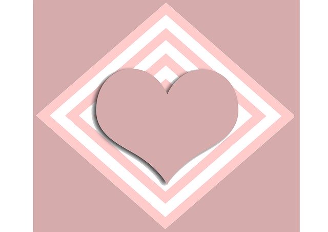 Free download Pink Heart Romantic -  free illustration to be edited with GIMP free online image editor