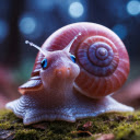 Pink red snail  screen for extension Chrome web store in OffiDocs Chromium