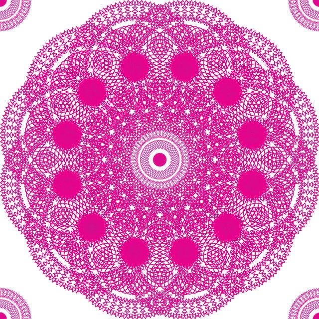 Free download Pink Round Circle -  free illustration to be edited with GIMP free online image editor