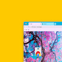 Pink tree  screen for extension Chrome web store in OffiDocs Chromium