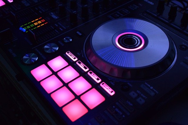 Free download pioneer dj sr2 music neon lights free picture to be edited with GIMP free online image editor