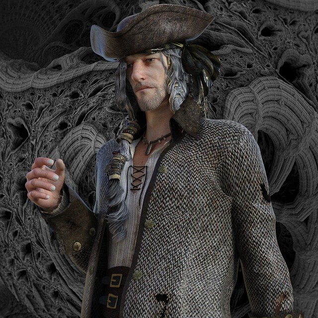 Free download Pirate Corsair Captain -  free illustration to be edited with GIMP free online image editor