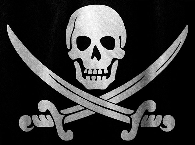 Free download Pirate Flag Skull -  free illustration to be edited with GIMP free online image editor