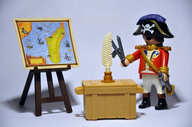 Free download Pirate Map Toys -  free photo or picture to be edited with GIMP online image editor
