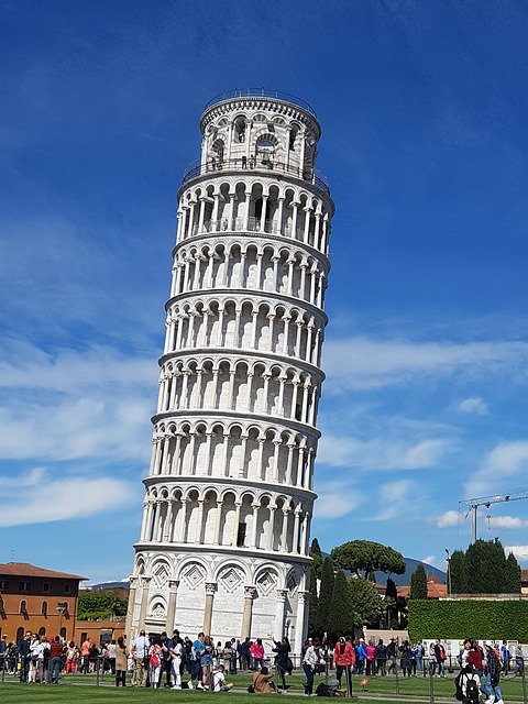 Free download Pisa Tower Leaning -  free photo or picture to be edited with GIMP online image editor