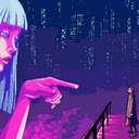 Pixel Blade Runner Live Wallpaper  screen for extension Chrome web store in OffiDocs Chromium