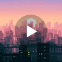 Pixel Lofi City Live Wallpaper New Tab  screen for extension Chrome web store in OffiDocs Chromium