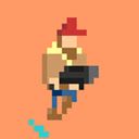 Pixel Zombie Survival Shooter Game  screen for extension Chrome web store in OffiDocs Chromium