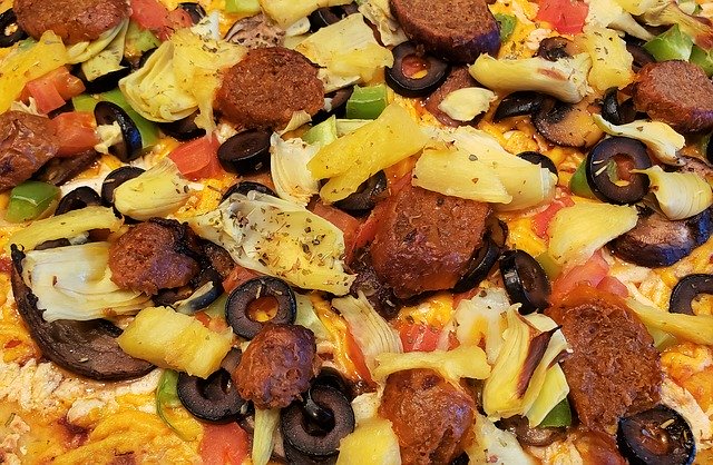 Free download Pizza Gourmet Lunch -  free photo or picture to be edited with GIMP online image editor