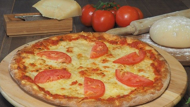 Free download Pizza Traditional Tomato -  free photo or picture to be edited with GIMP online image editor
