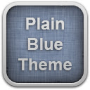 Plain Blue Theme  screen for extension Chrome web store in OffiDocs Chromium