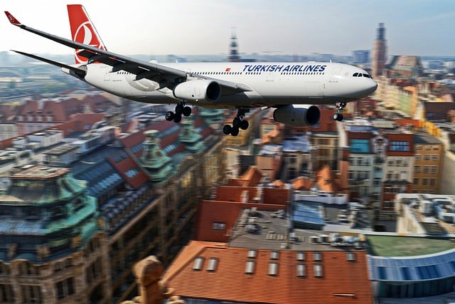 Scarica gratuitamente l'immagine panoramica del volo aereo in città da modificare con l'editor di immagini online gratuito GIMP