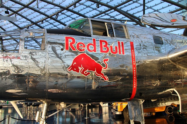 Free download plane red bull hangar 7 flying free picture to be edited with GIMP free online image editor