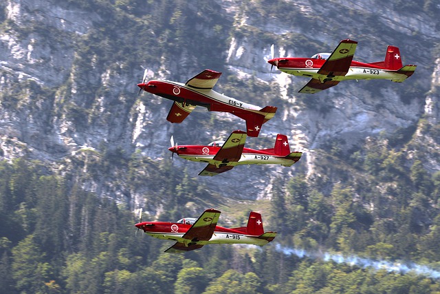 Descărcare gratuită avioane avioane airshow pc 7 imagine gratuită pentru a fi editată cu editorul de imagini online gratuit GIMP