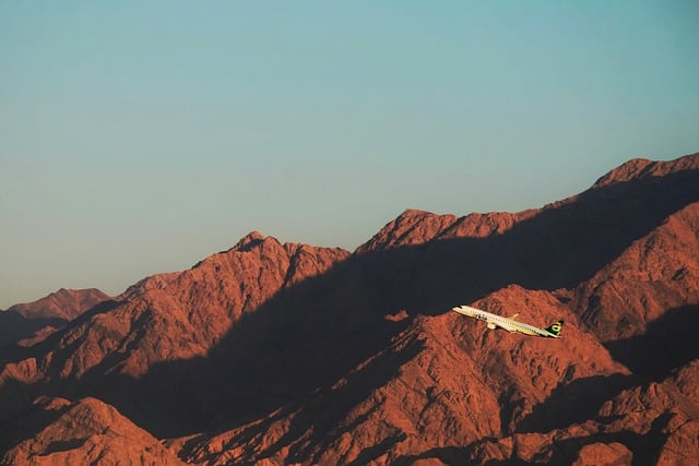 Free download plane take off sandstone desert free picture to be edited with GIMP free online image editor