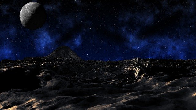 Unduh gratis Planet Lunar Surface Cosmos - foto atau gambar gratis untuk diedit dengan editor gambar online GIMP