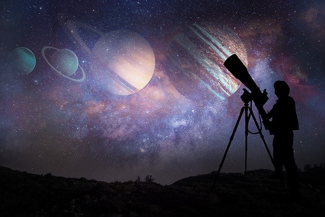 הורדה חינם של טלסקופ מערכת השמש של כוכבי לכת תמונה בחינם לעריכה עם עורך תמונות מקוון בחינם של GIMP