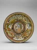 Free download Plate or ewer stand with double portraits free photo or picture to be edited with GIMP online image editor