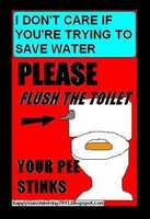 Free download please+flush+the+toilet+your+pee+stinks free photo or picture to be edited with GIMP online image editor