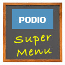 Podio Super Menu  screen for extension Chrome web store in OffiDocs Chromium