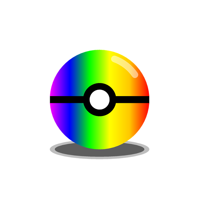 Free download Pokemon Ball Rainbow -  free illustration to be edited with GIMP free online image editor
