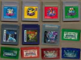 Free download Pokemon Gameboy Carts (J) free photo or picture to be edited with GIMP online image editor