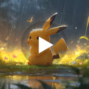 Pokemon Pikachu Live Wallpaper New Tab  screen for extension Chrome web store in OffiDocs Chromium