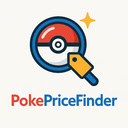 PokePriceFinder  screen for extension Chrome web store in OffiDocs Chromium
