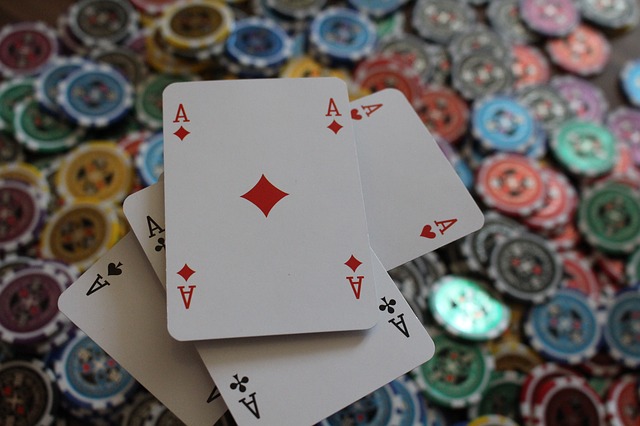 Free download poker chips ace green red luck free picture to be edited with GIMP free online image editor