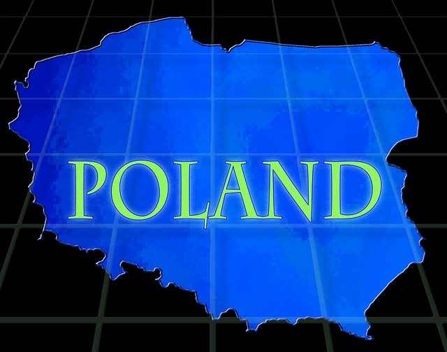 Free download Poland Map Country -  free illustration to be edited with GIMP free online image editor
